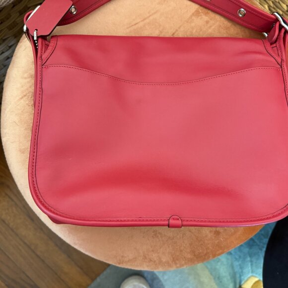 Coach Patricia Saddle Bag Red F88145 - Picture 5 of 9